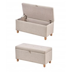 90 LIK SANDIKLI PUF (TOMBİK AYAK KAPİTONELİ)