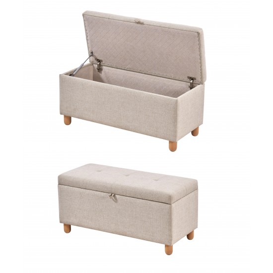 90 LIK SANDIKLI PUF (TOMBİK AYAK KAPİTONELİ)