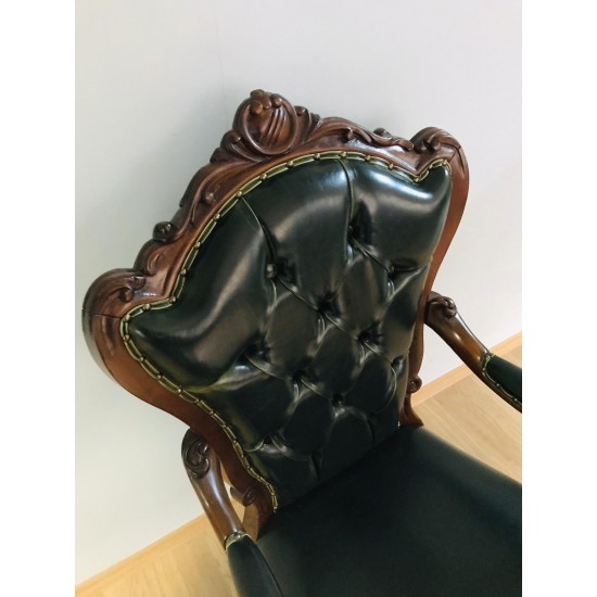 Masifart Otto Ahşap Ofis Çalışma Koltuğu Makam Koltuğu