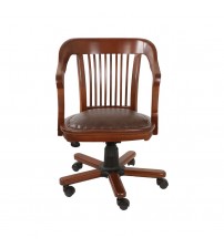 Masifart Senyöre Klasik Ahşap Klasik Ofis Çalışma Koltuğu Ceviz Makam Koltuğu