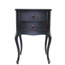 Masifart Leon Komodin Gölgeli Füme Lükens Çift Çekmeceli Telefonluk