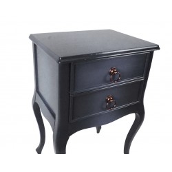 Masifart Leon Komodin Gölgeli Füme Lükens Çift Çekmeceli Telefonluk