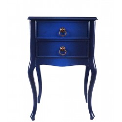 Masifart Leon Komodin Gölgeli Mavi Lükens Çift Çekmeceli Telefonluk