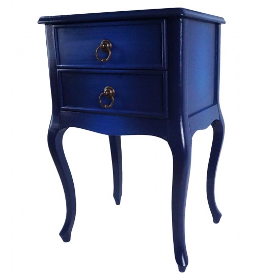 Masifart Leon Komodin Gölgeli Mavi Lükens Çift Çekmeceli Telefonluk