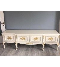 Masifart Leyre TV Ünitesi Varak Oymalı