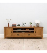 Masifart Selina Çekmeceli Masif Ağaç Plazma Tv Ünitesi