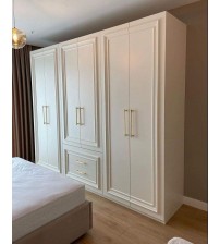 Beyaz Lake 6 Kapaklı Gardrop MTÜL