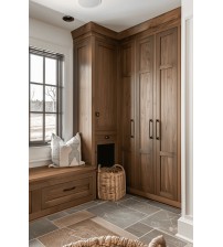 Klasik Kayın Renk Mdflam Gardrop MTÜL