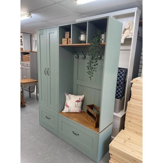 Klapalı Yeşil Lake Portmanto mtül