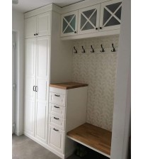 Çekmeceli Camlı Kapak Portmanto mtül