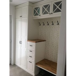 Çekmeceli Camlı Kapak Portmanto mtül