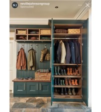 Yeşil Eskitme Kahve Gövde Portmanto mtül