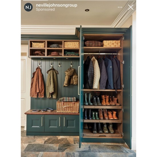 Yeşil Eskitme Kahve Gövde Portmanto mtül