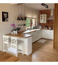 Beyaz Melamin Masif Tezgah Mutfak Dolabı mtül