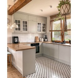 Çerçeve Kapak U Model Mutfak Dolabı mtül