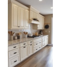 Benekli Mermer Eskitme Mutfak Dolabı mtül