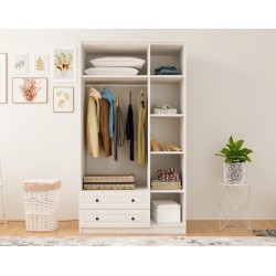 Myhome Aynalı 3 Kapaklı 2 Çekmeceli Gardrop