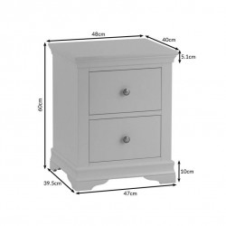 Masifart Adella 2 Çekmeceli Komodin