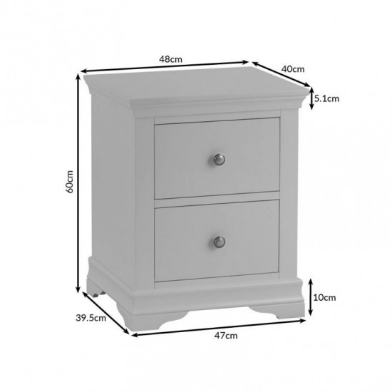 Masifart Adella 2 Çekmeceli Komodin