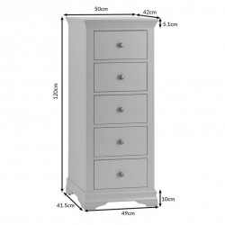 Masifart Adella 5 Cekmeceli Şifonyer