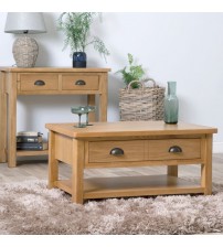 Masifart Alona 2 Çekmeceli Orta Sehpa