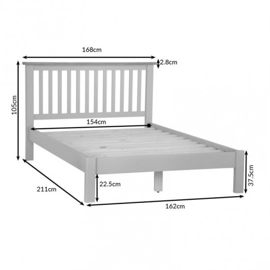Masifart Amor 160 cm Çift Kişilik Karyola