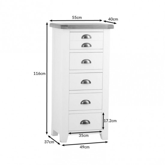 Masifart Della 55 cm Cekmeceli Şifonyer