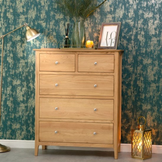 Masifart Emilia 100 cm 5 Cekmeceli Şifonyer