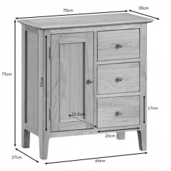 Masifart Emilia 70 cm Dolap