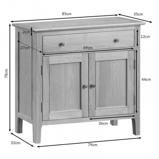 Masifart Emilia 85 cm Tek Cekmece Konsol