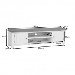 Masifart Frame 180Cm Tv Ünitesi