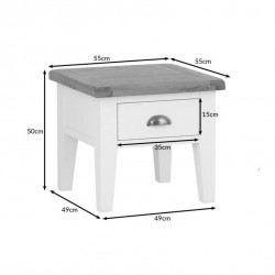 Masifart Frame Tek Çekmeceli Komodin