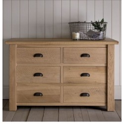 Masifart Unicus Masif Ağaç 6Çekmeceli Şifonyer