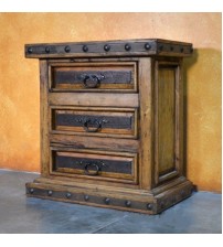 Masifart Ruber Çok Amaçlı Masif Ağaç Komodin