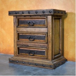 Masifart Ruber Çok Amaçlı Masif Ağaç Komodin