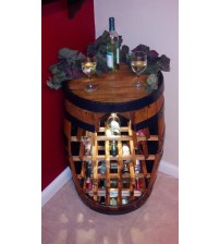 Masifart Şarap Fıçısı Çıtalı Şaraplık