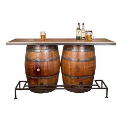 Masifart Sena Metal Basamaklı ikili Mini Bar
