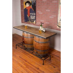 Masifart Metal Basamaklı ikili Mini Bar