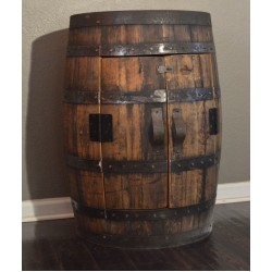 Masifart Şarap Fıçısı Tam Kapaklı Mini Bar