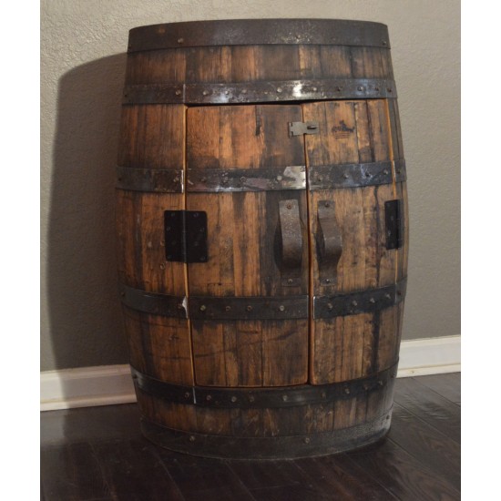 Masifart Şarap Fıçısı Tam Kapaklı Mini Bar