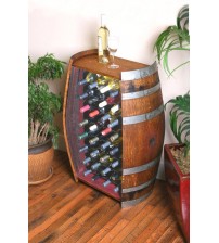 Masifart Şarap Fıçısından Çift Taraflı Çoklu Şaraplık