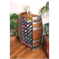 Masifart Şarap Fıçısından Çift Taraflı Çoklu Şaraplık