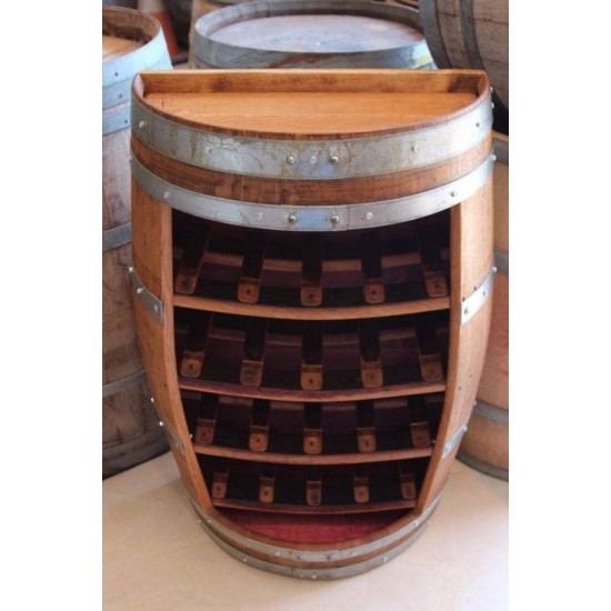 Masifart Şarap Fıçısı Şaraplık Çıtalı