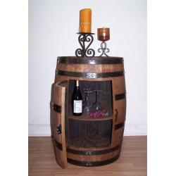 Masifart Şarap Fıçısı Kapaklı Mini Bar