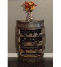 Masifart Şarap Fıçısı Dresuar Yarımay Şaraplık