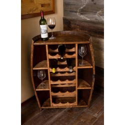 Masifart Korvus Yarımay Fıçı Minibar 