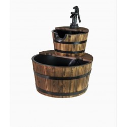 Masifart Su Tulumbalı Bahçe Çeşmesi Fıçı Çeşme