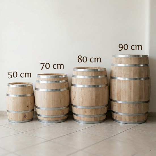 Masifart Latour Meşe Ahşap Şarap Fıçıları 90 cm