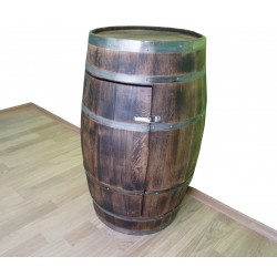 Masifart Tamboy Kapaklı Fıçı Mini Bar Yakarak Eskitme