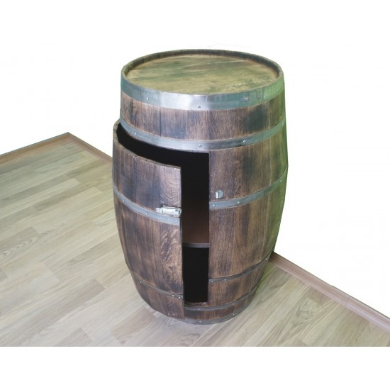 Masifart Tamboy Kapaklı Fıçı Mini Bar Yakarak Eskitme